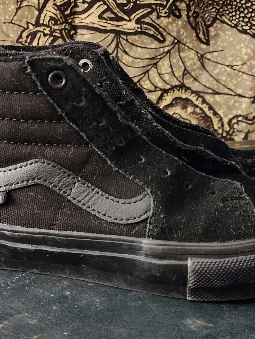 Vans Off The Wall Black High-Top Sneakers